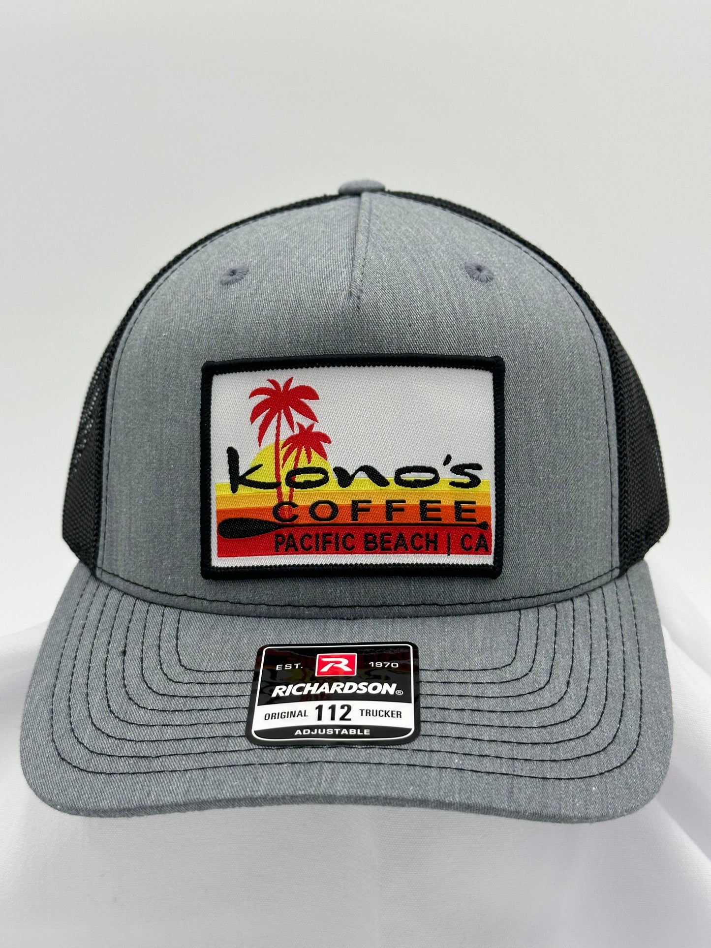 MESH BACK PALM TREES PATCH HAT