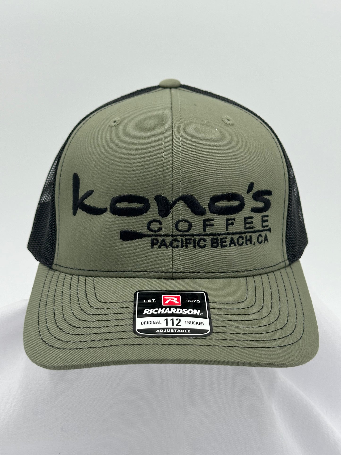 MESH BACK EMBROIDERED LOGO HAT