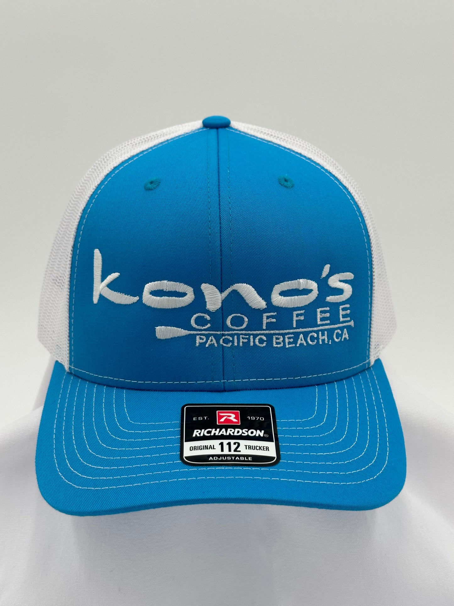 MESH BACK EMBROIDERED LOGO HAT
