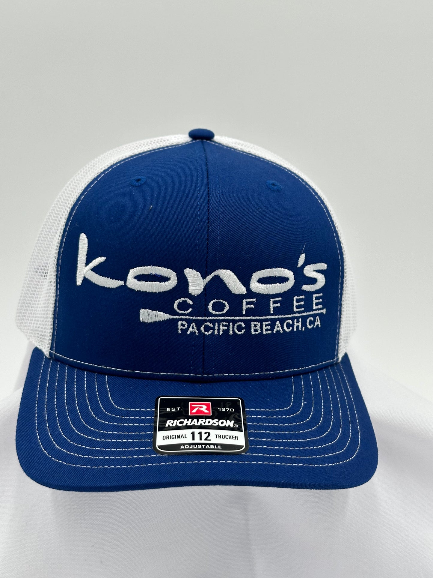 MESH BACK EMBROIDERED LOGO HAT