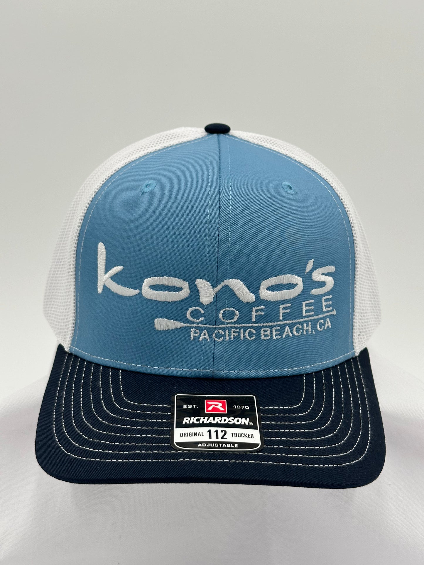 MESH BACK EMBROIDERED LOGO HAT