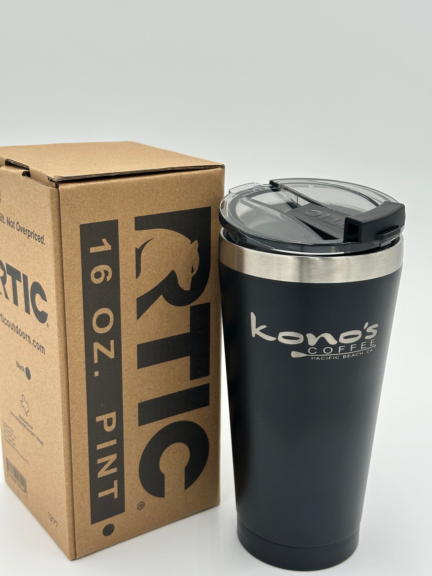 KONO'S 16oz BLACK TUMBLER