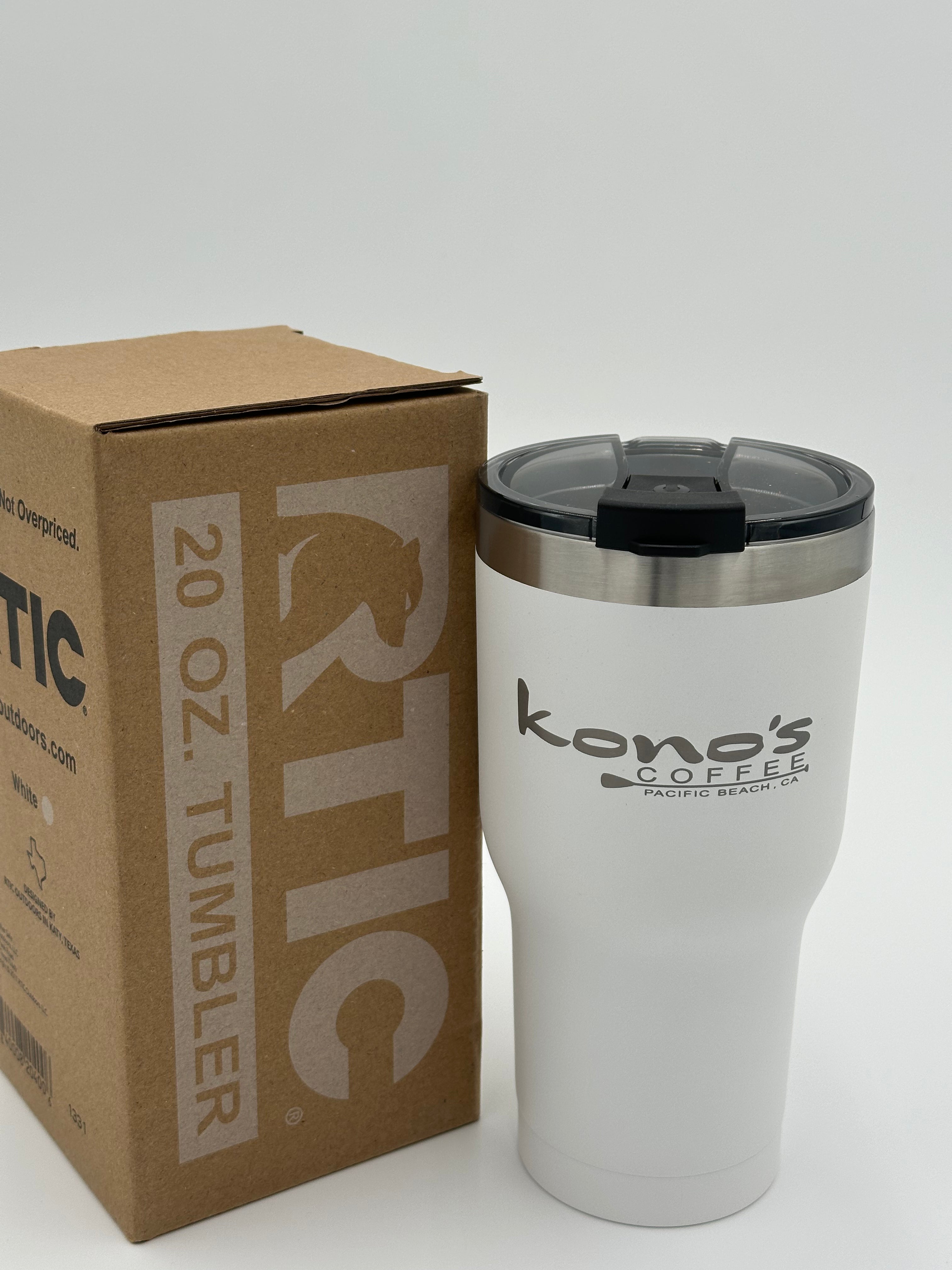 801 Large Tumbler (White) — 801 Coffee Roasters