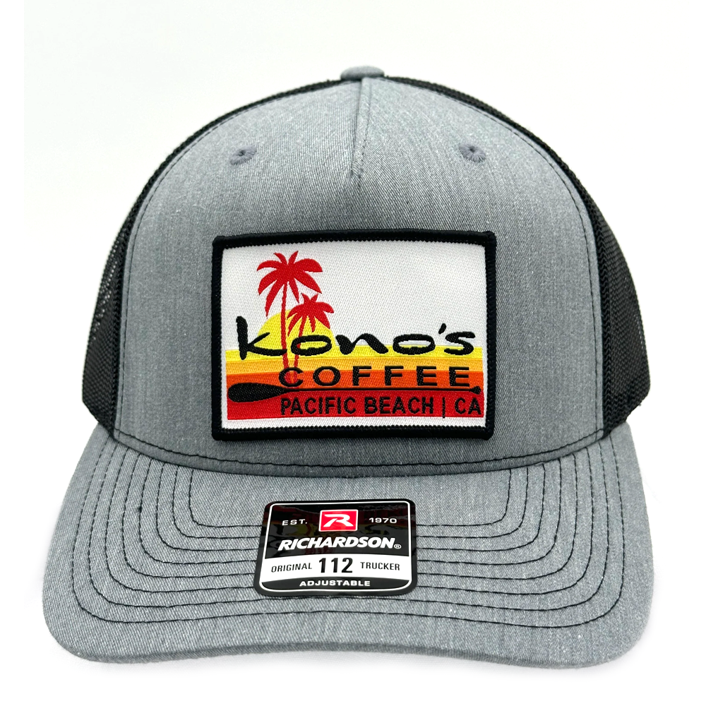 MESH BACK PALM TREES PATCH HAT