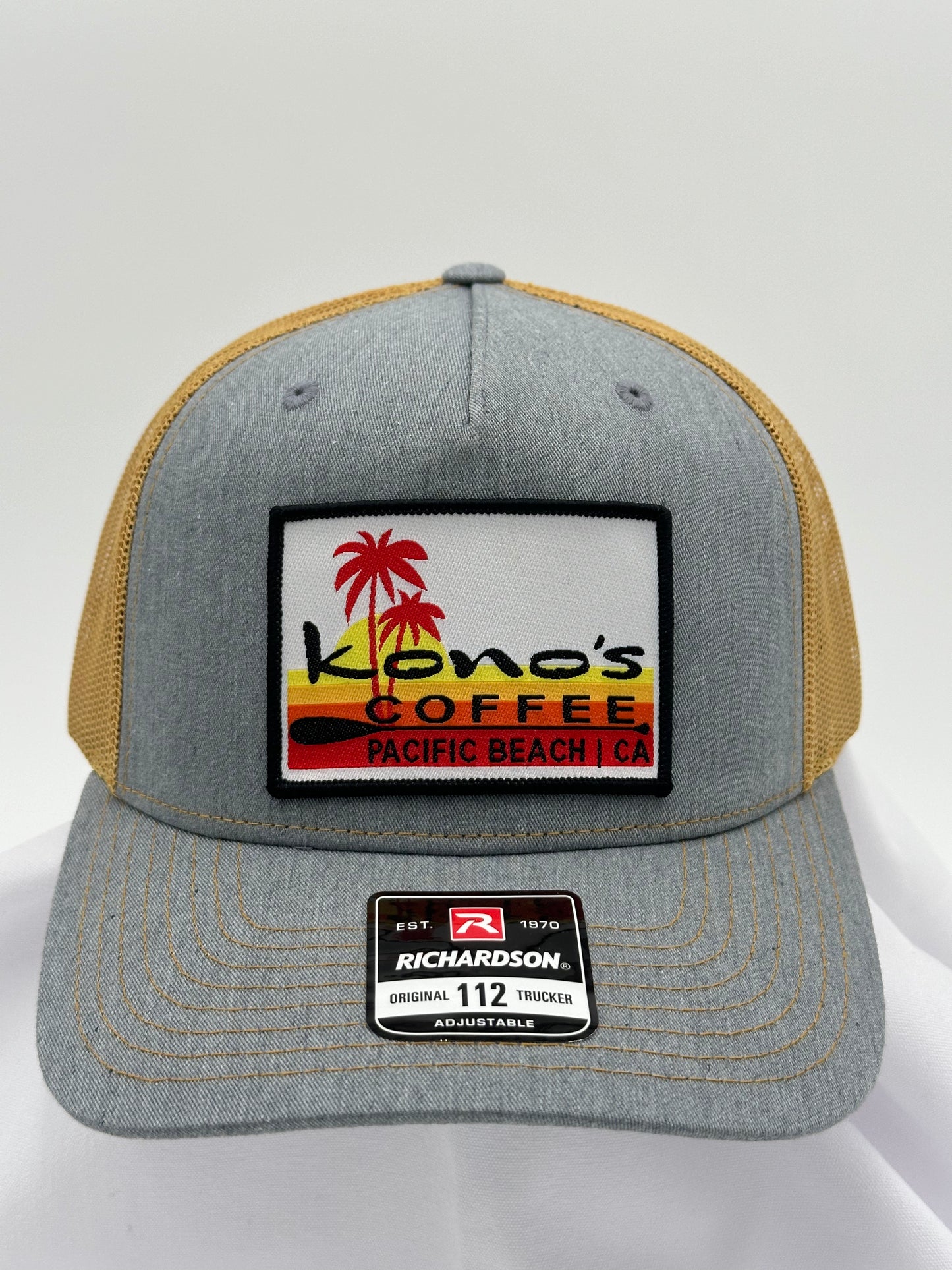 MESH BACK PALM TREES PATCH HAT