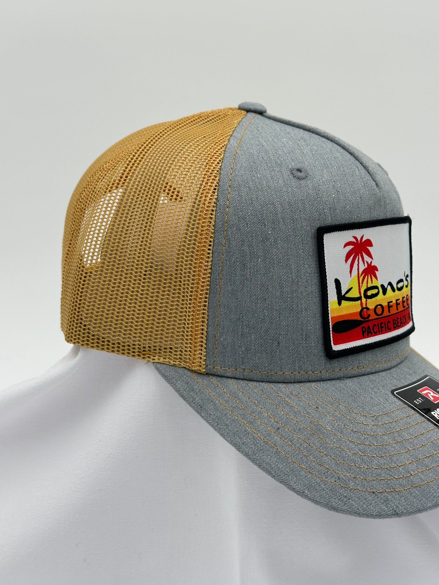 MESH BACK PALM TREES PATCH HAT